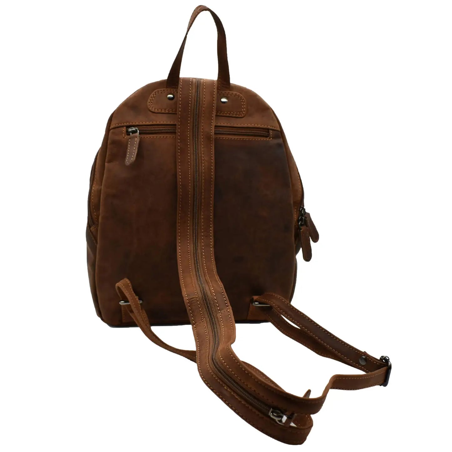 Leo Small Leather Rucksack Backpack