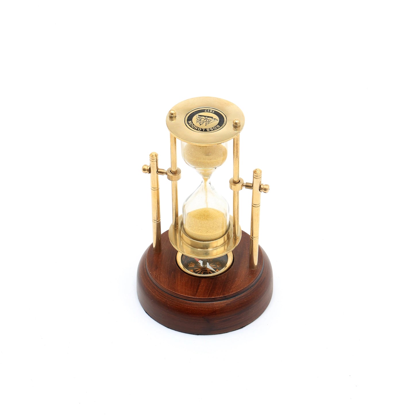 Decorative Brass Frame Sand Timer-Hourglass