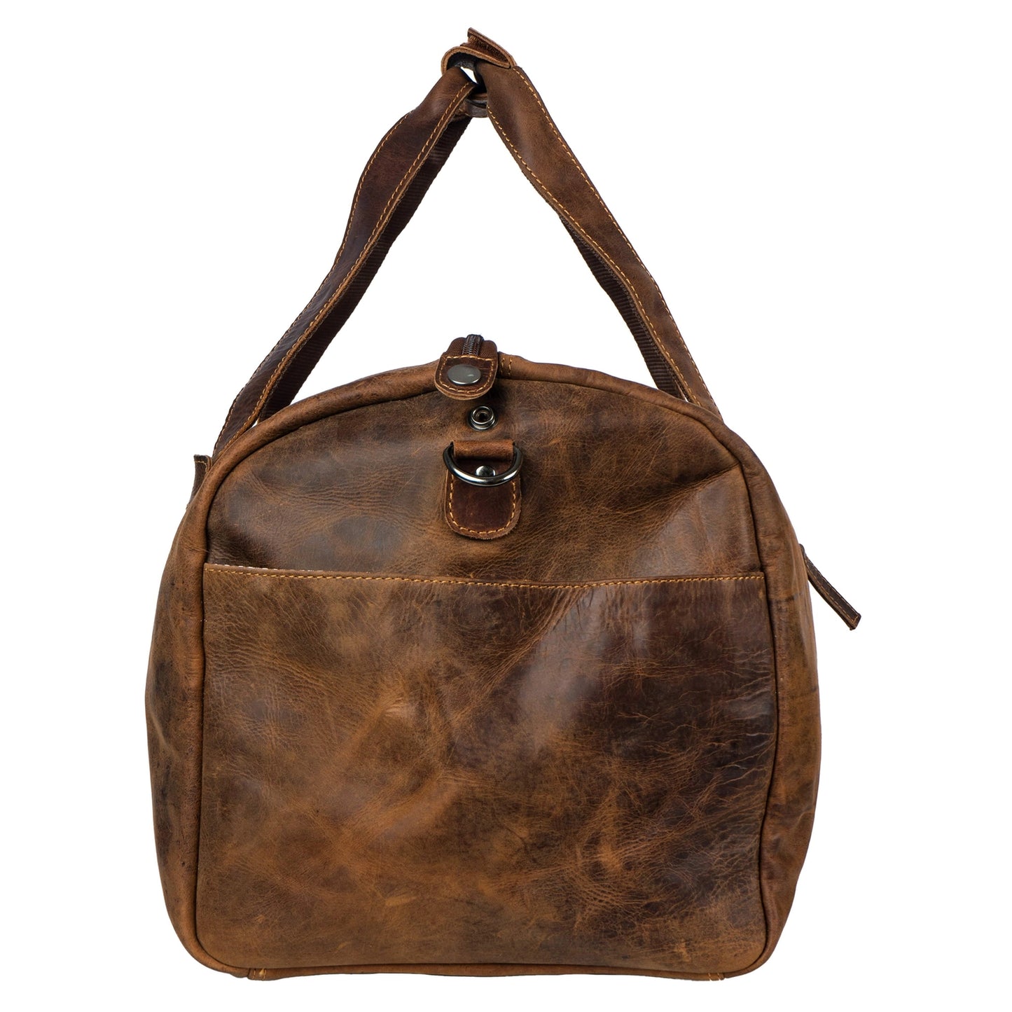 Leather Overnight Duffle Bag Munich