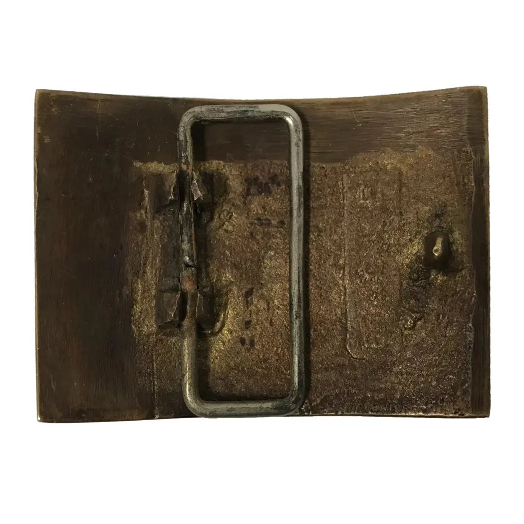 U.S. Eagle Officer's Solid Brass Belt Buckle