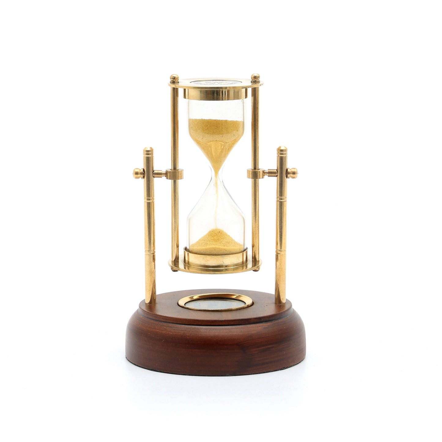 Decorative Brass Frame Sand Timer-Hourglass