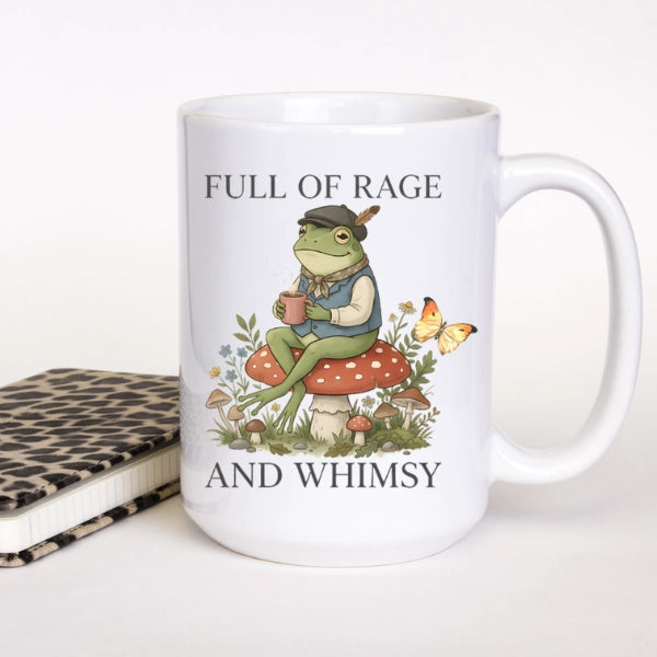 Full of Rage Frog Mug
