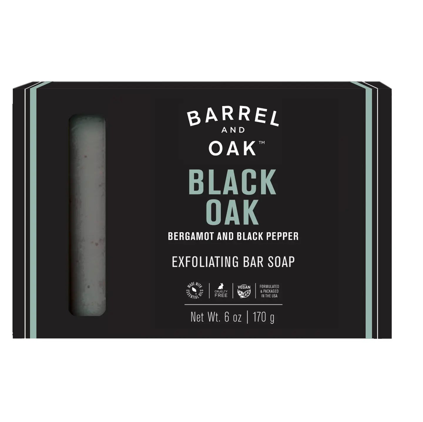 Black Oak Exfoliating Bar Soap
