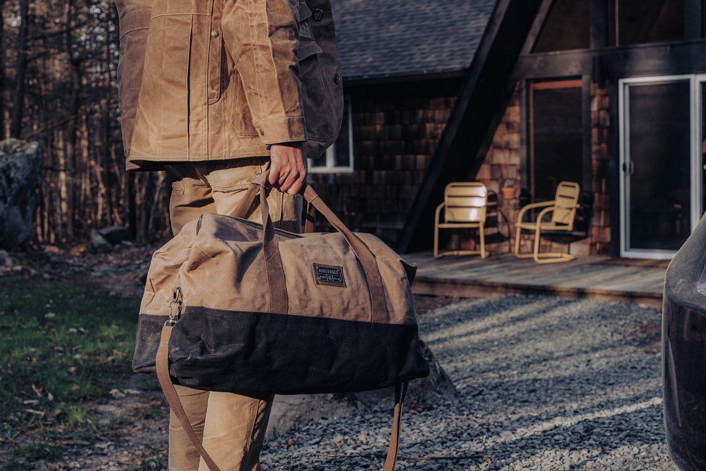 Neelum Duffle Bag- Waxed Canvas