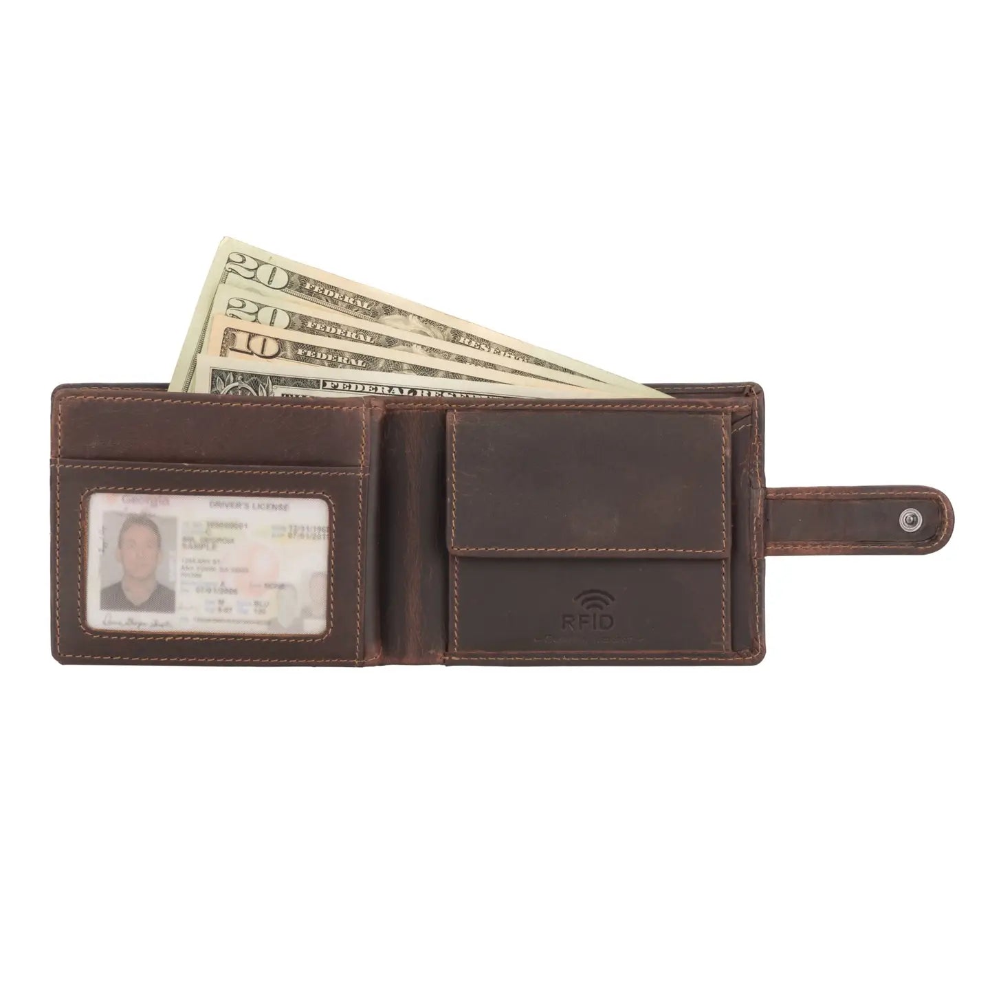Phoenix Leather Clip Wallet