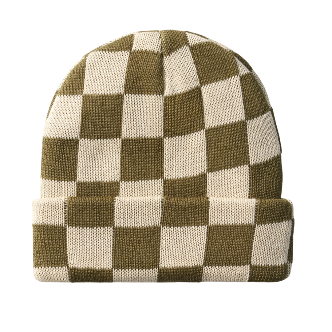 Checkerboard Slacker Beanie