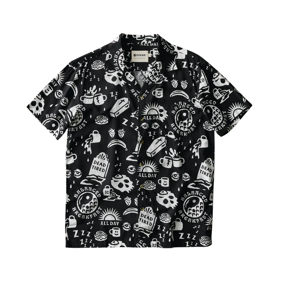 Dead Tired Coffee Casual Button Down Shirt