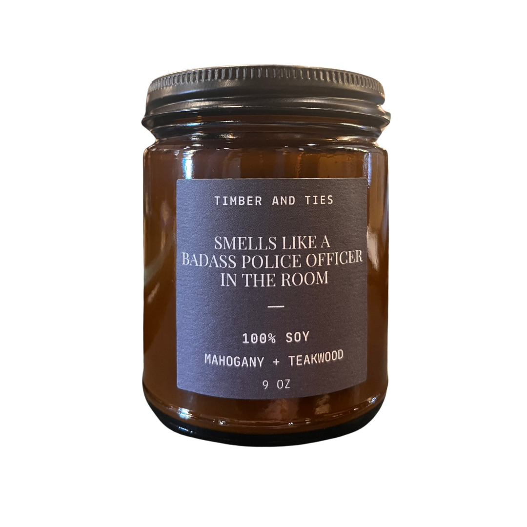 Mahogany + Teakwood Soy Candle