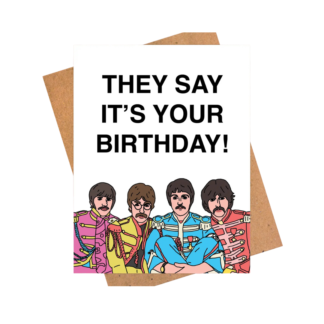 The Beatles Birthday Card | Pop Culture Card