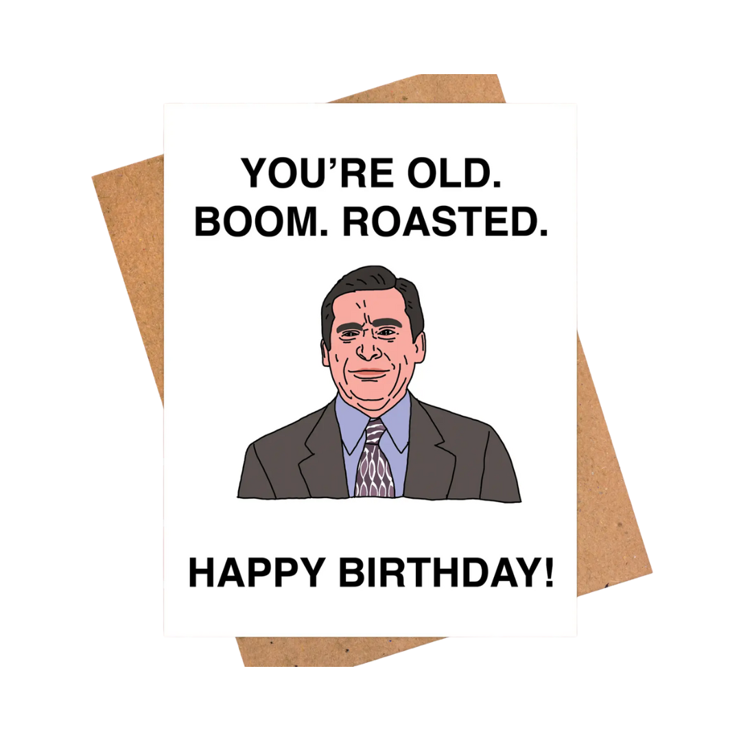 Michael Scott, the Office Funny Birthday Card