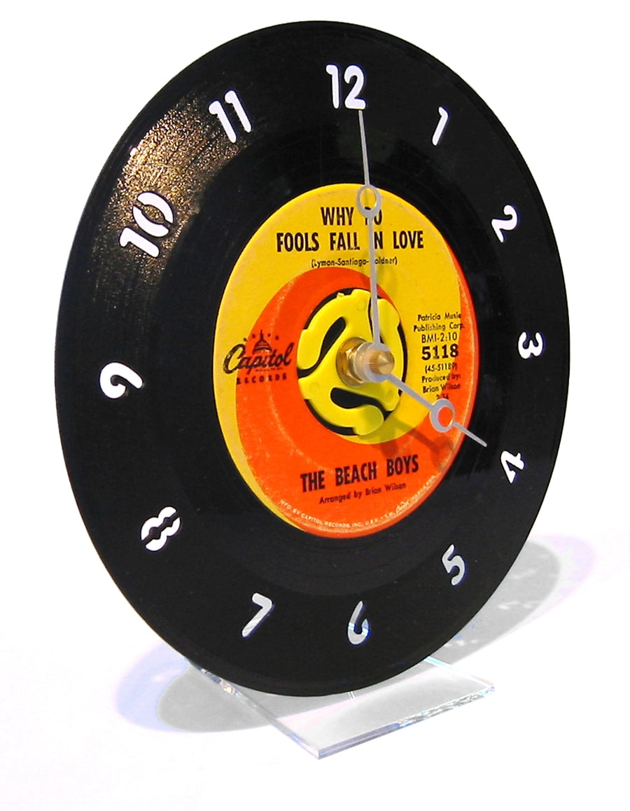 Rock LP Clock with Stand