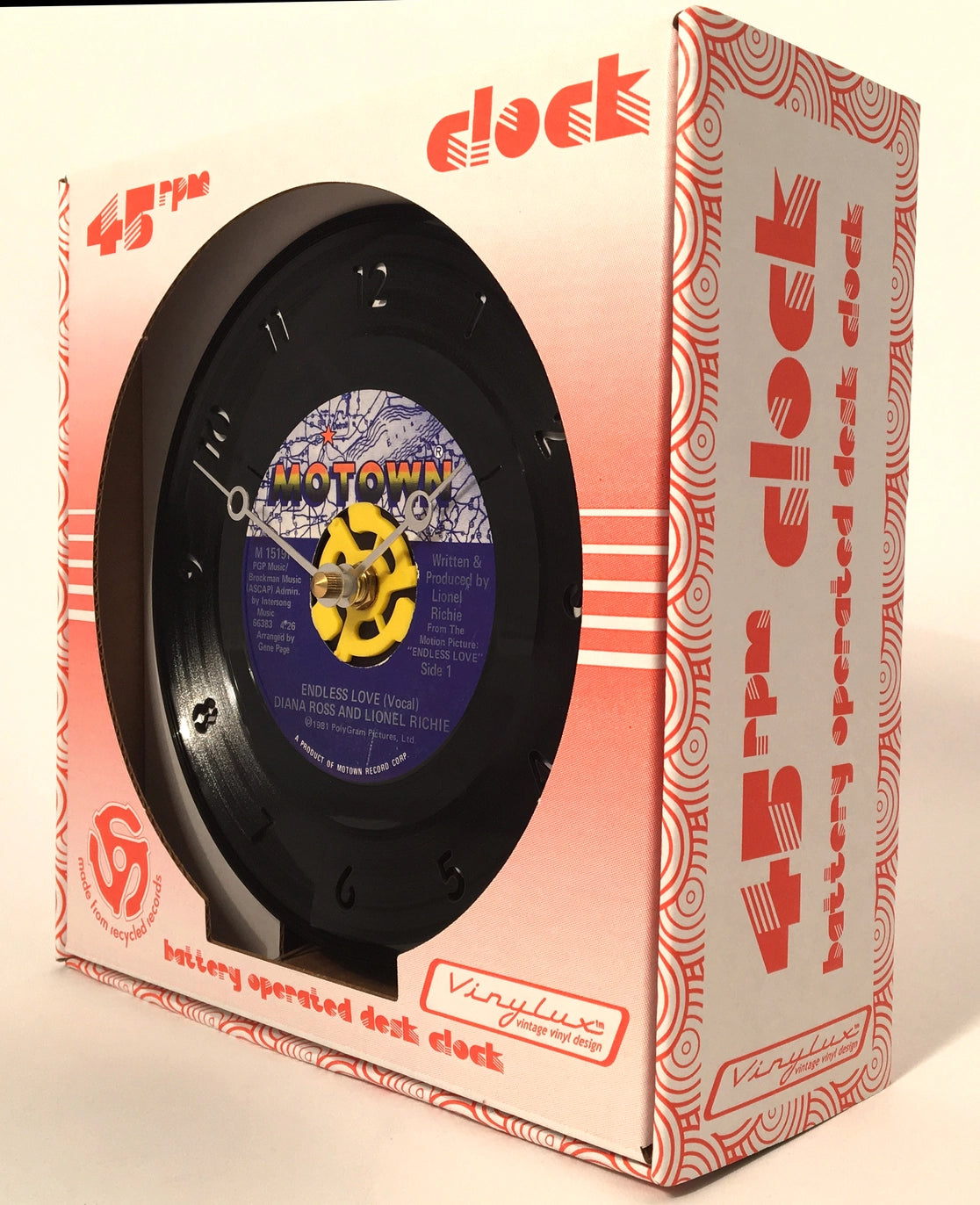 Rock LP Clock with Stand