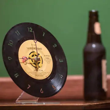 Rock LP Clock with Stand