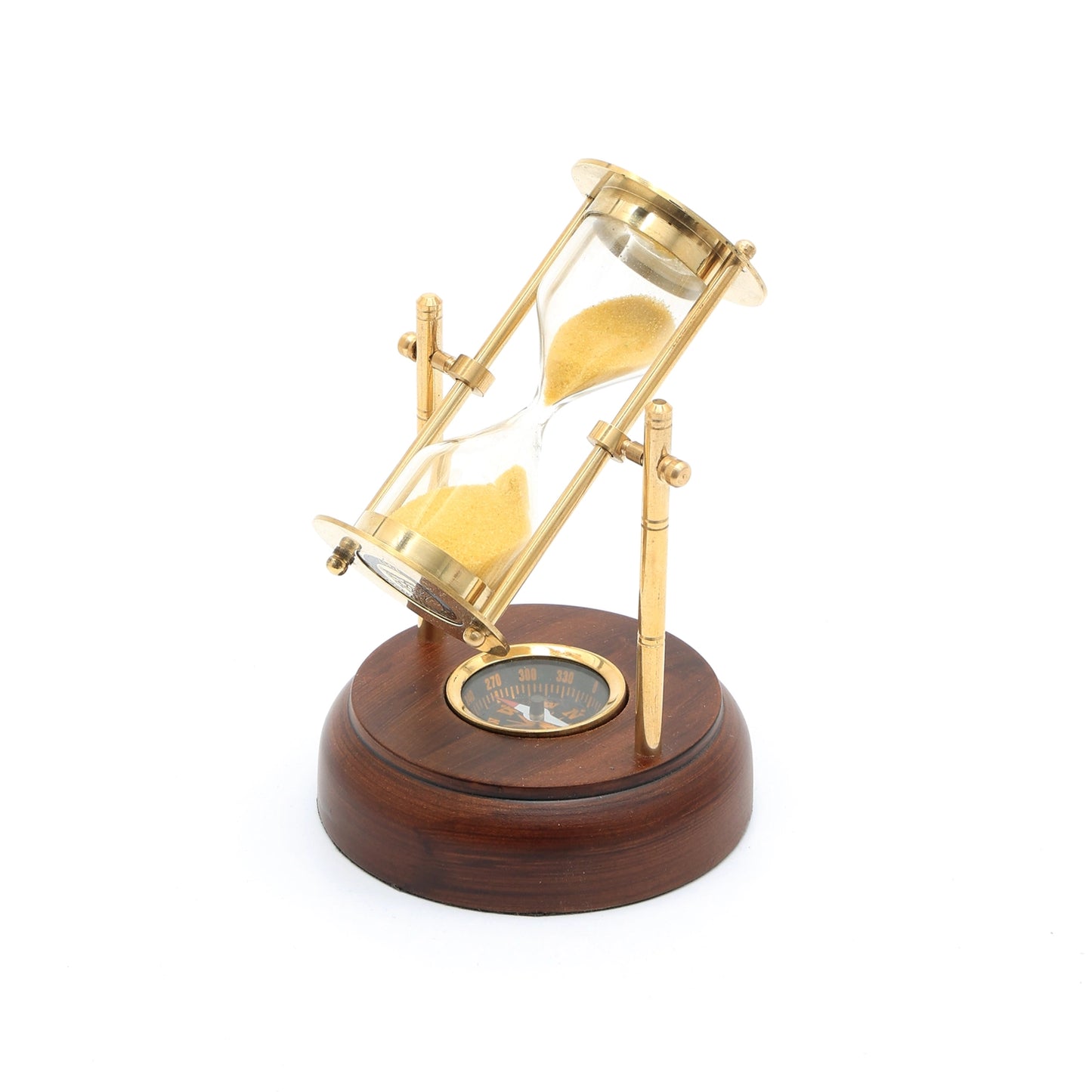 Decorative Brass Frame Sand Timer-Hourglass