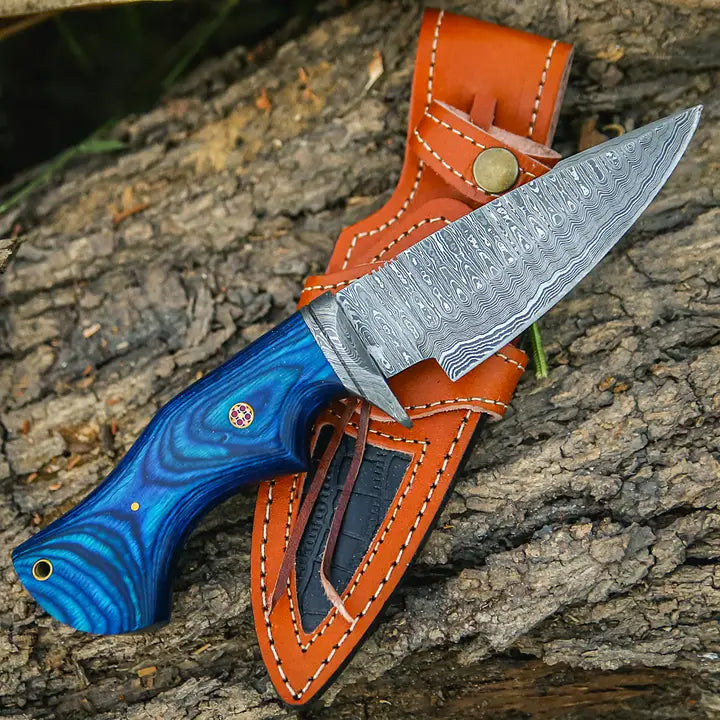 Non Folding Handmade Damascus Steel Knife