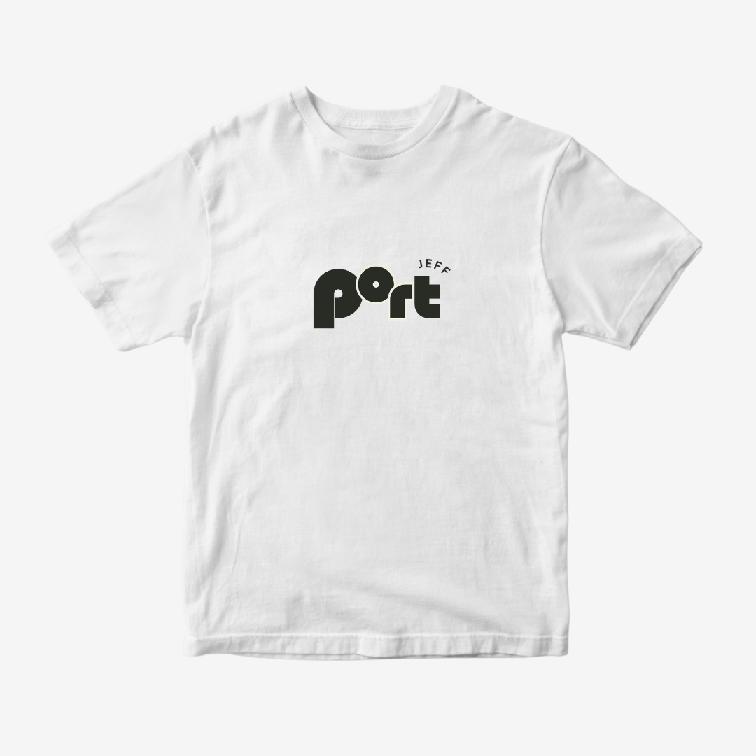 Port Jeff Bubble Letters Tee