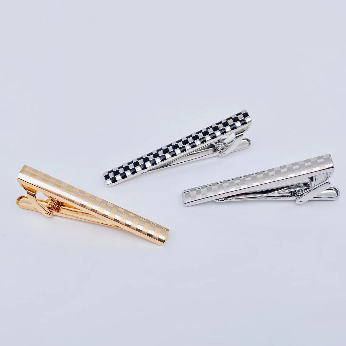 Checkered Tie Clip