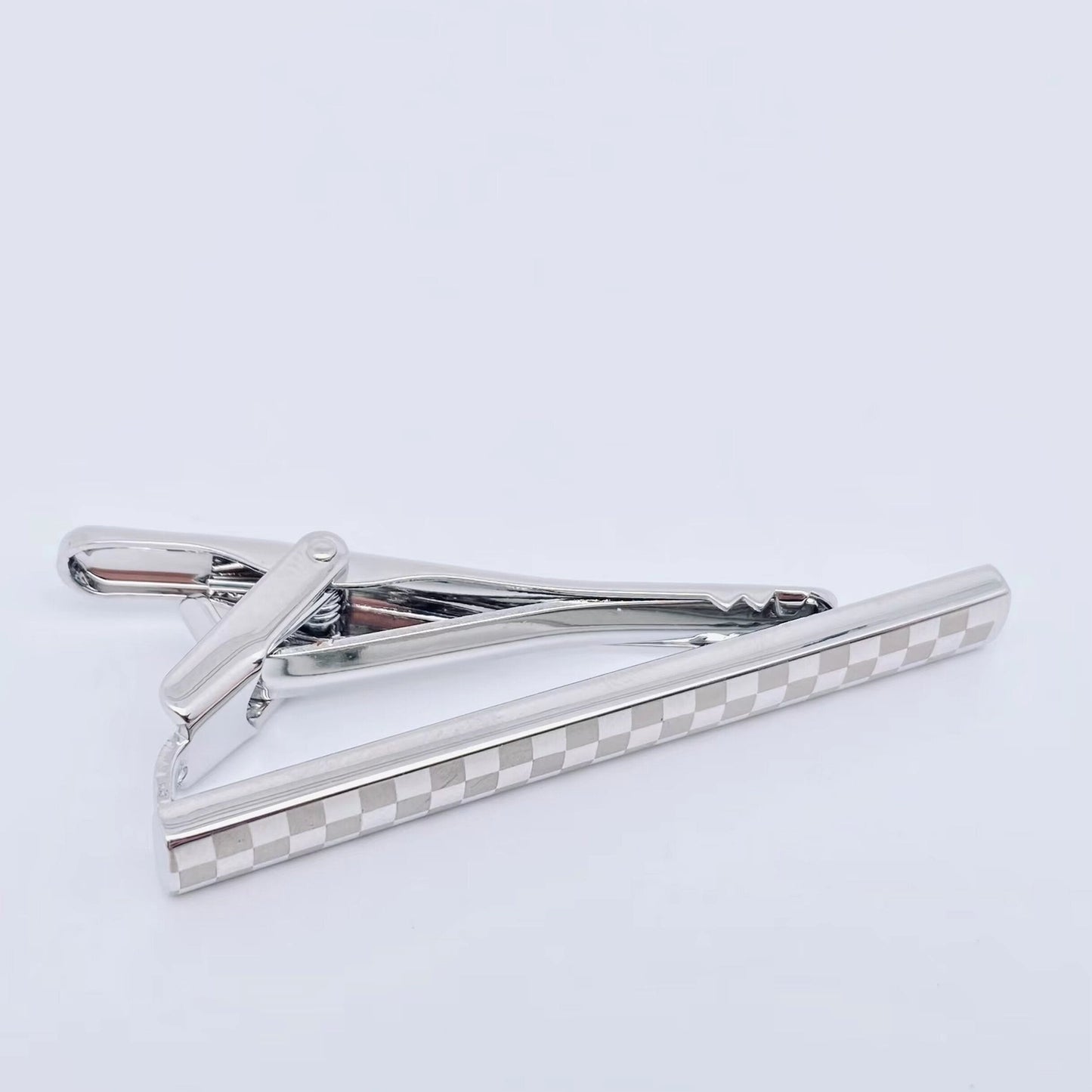 Checkered Tie Clip
