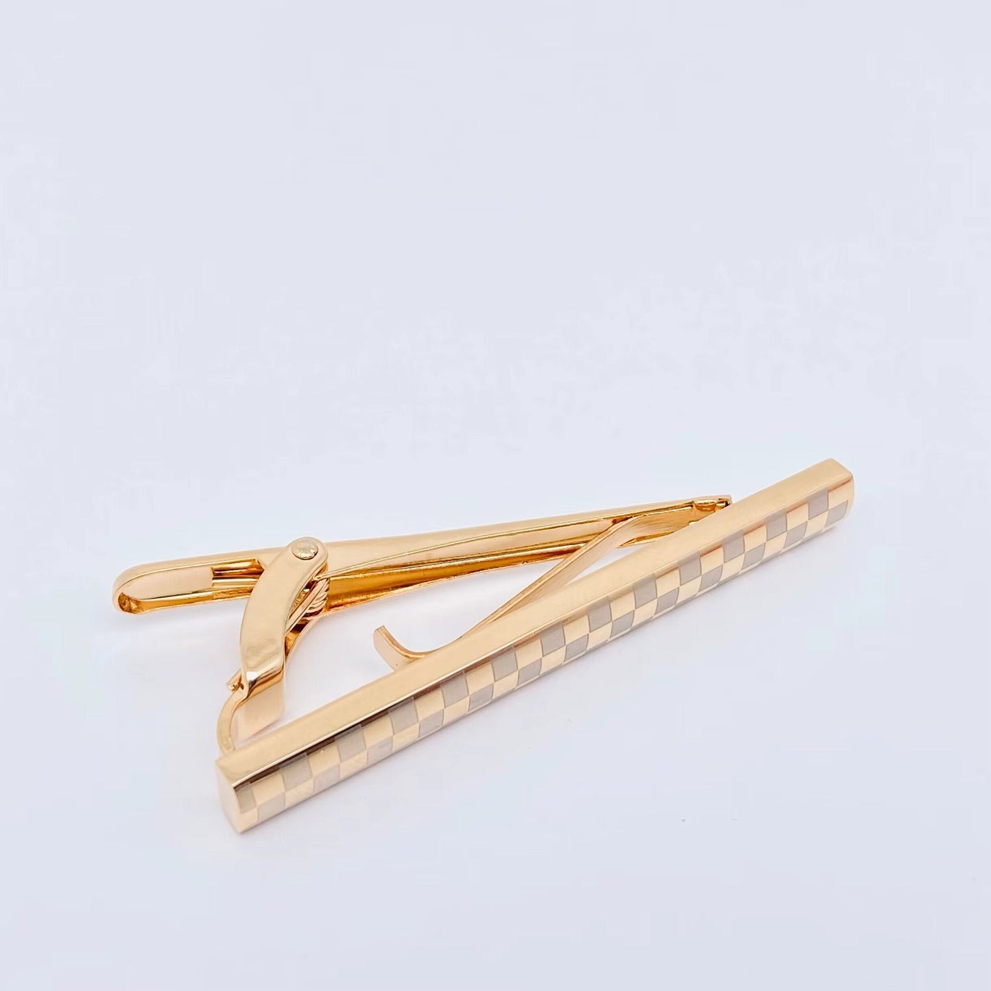 Checkered Tie Clip