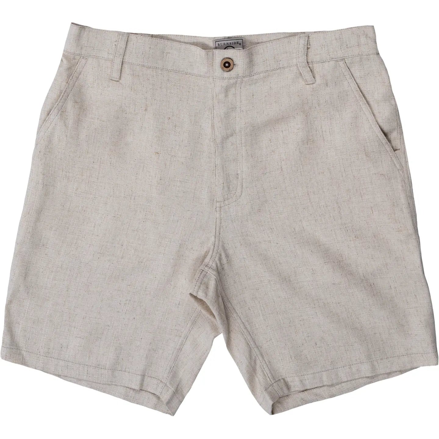 Linen Cotton Blend Shorts