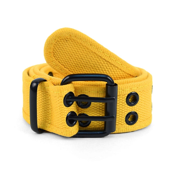 Men's Double Grommet Hole Canvas Belt