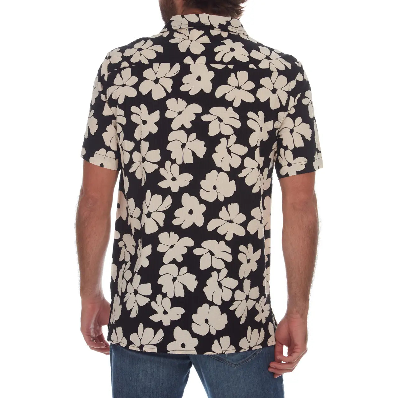 Hector Printed Seersucker Shirt