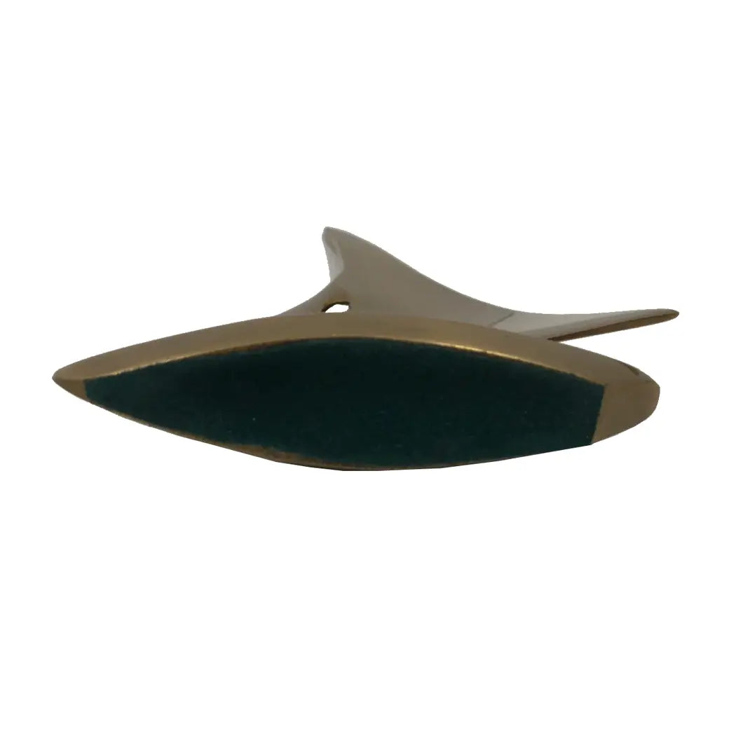 Antiqued Brass Sail Boat Paperweight