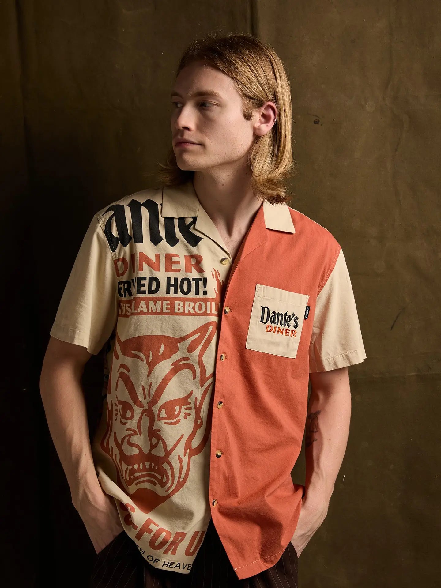 Dante's Diner Button Up Shirt