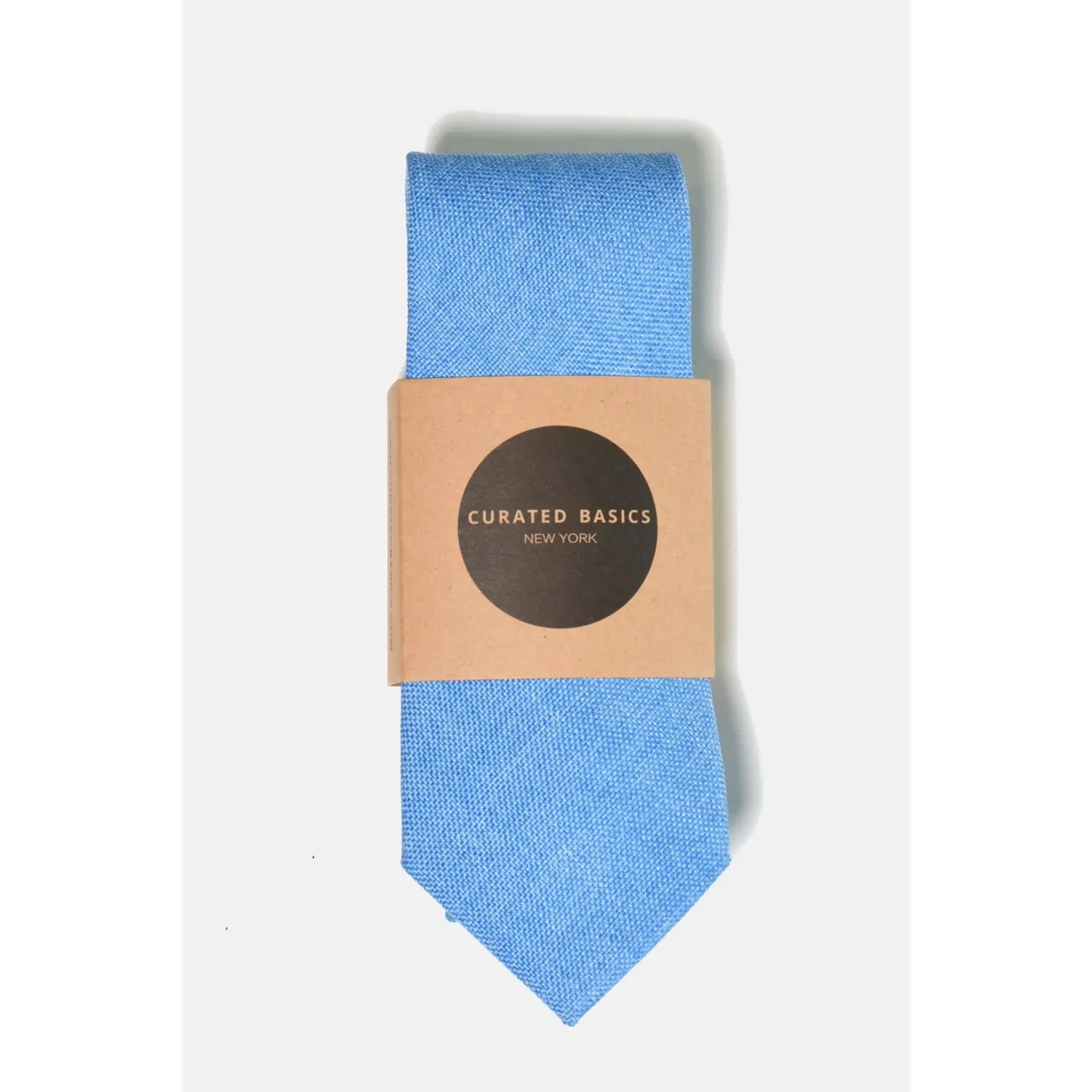 Baby Blue Linen Tie