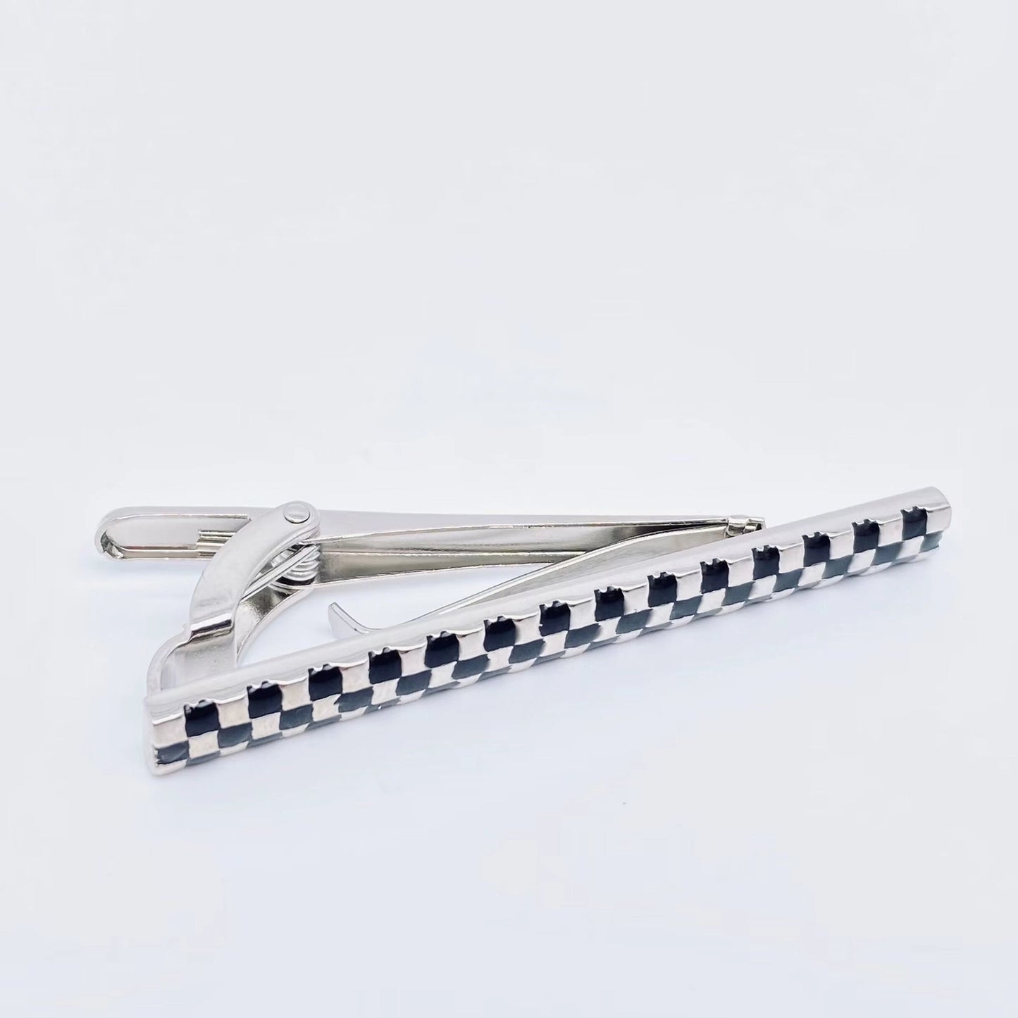 Checkered Tie Clip