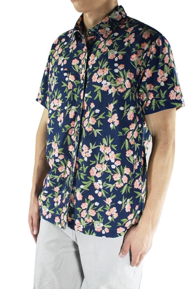 Hawaiian Floral Button Down Shirt