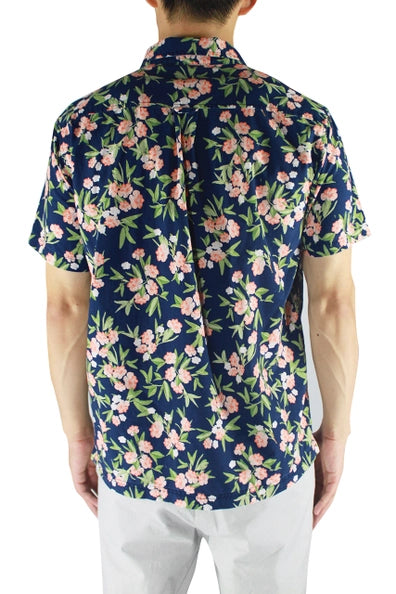 Hawaiian Floral Button Down Shirt