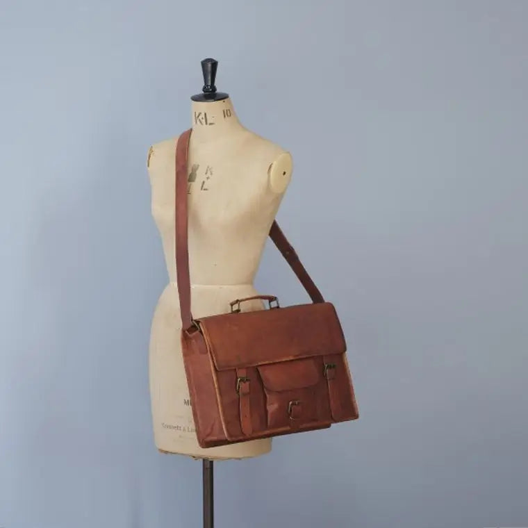 Vintage Leather Briefcase