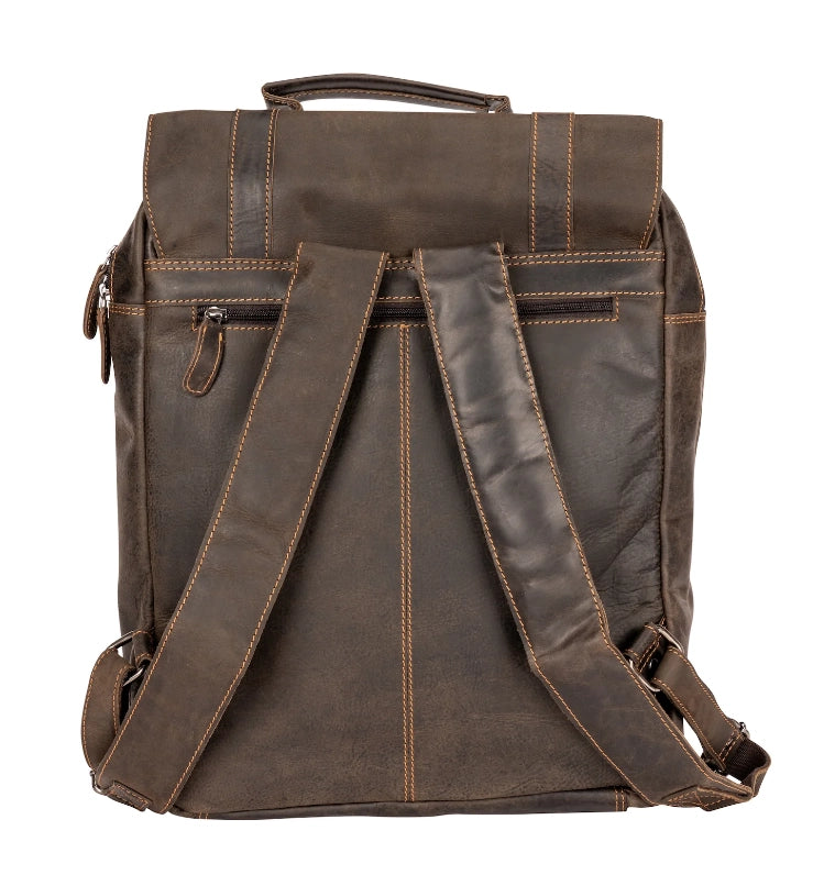 Melbourne Leather Laptop Backpack