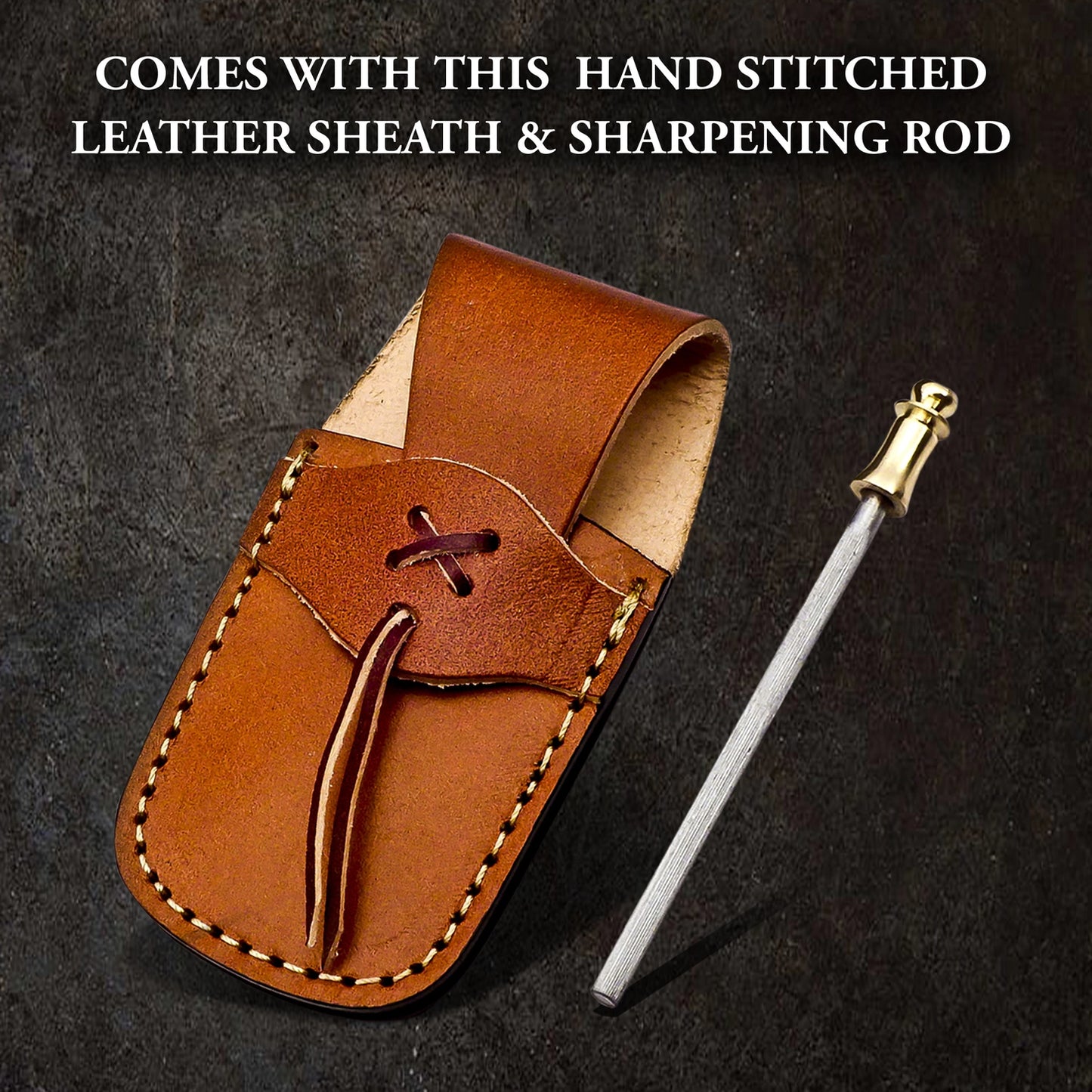 Artistic Handle Folding Knife