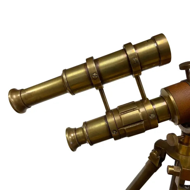 Brass and Leather Telescope