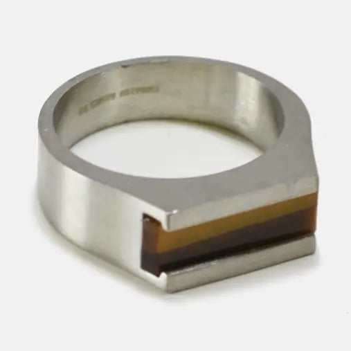 Tiger's Eye Signet Ring