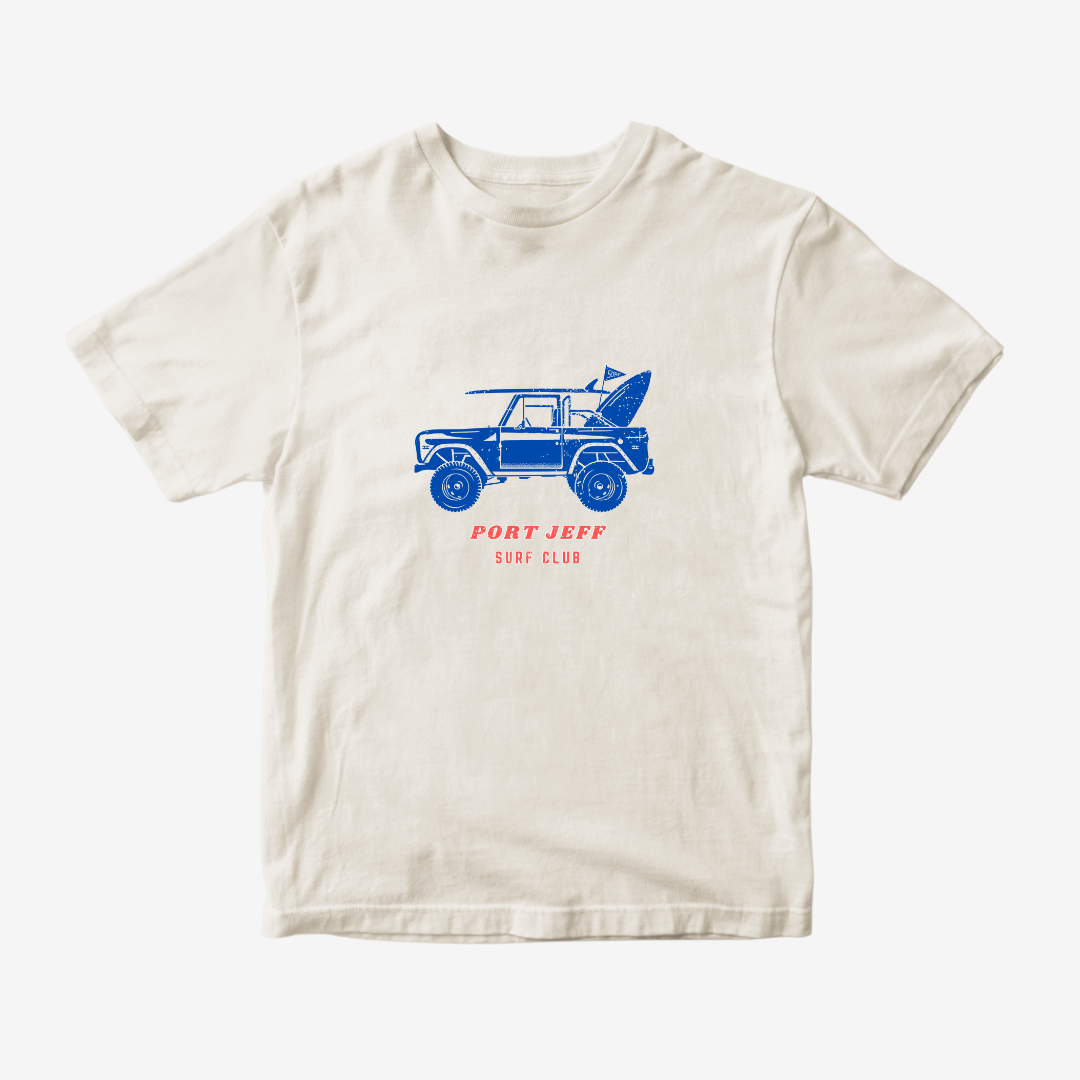 Truck With Surf Board Tee