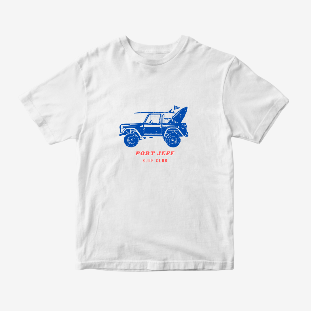 Truck With Surf Board Tee