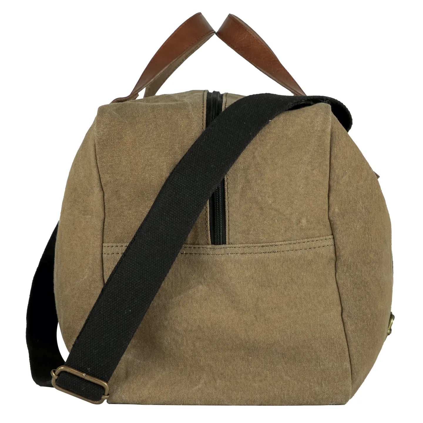 Upcycled Canvas Duffle Bag