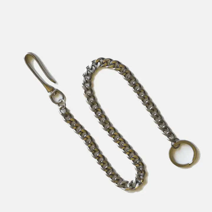 Long Steel Keychain / Wallet Chain / Necklace