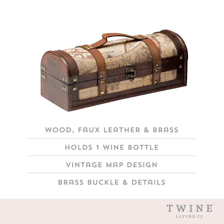 Old World Wine Box and Carrier