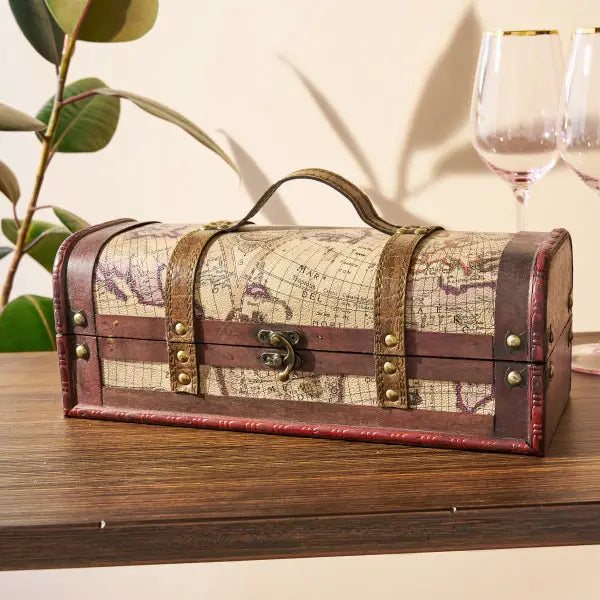 Old World Wine Box and Carrier