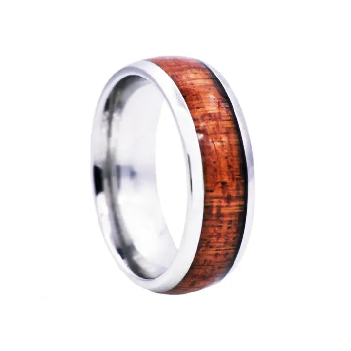 Genuine Wood Inlay Ring