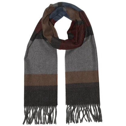 Multi Herringbone Stripe Scarves