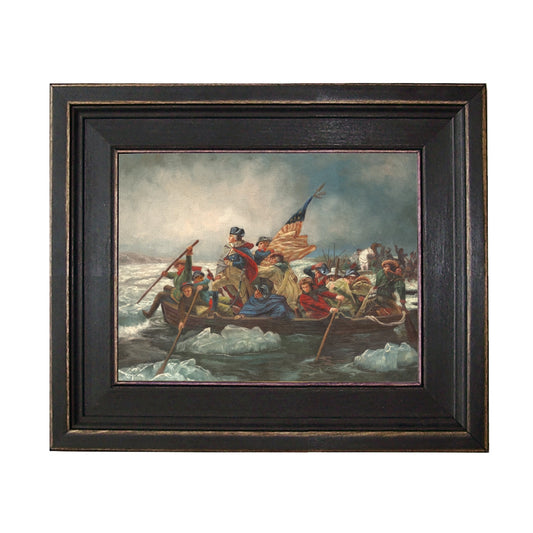 George Washington Crossing Delaware Vintage Print On Canvas