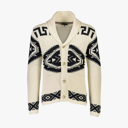 Luxury Intarsia Cardigan