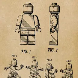 8x10 Patent Art Patent Prints