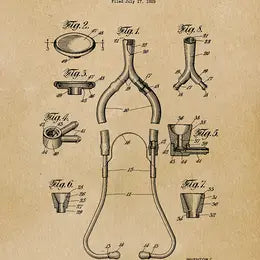 8x10 Patent Art Patent Prints