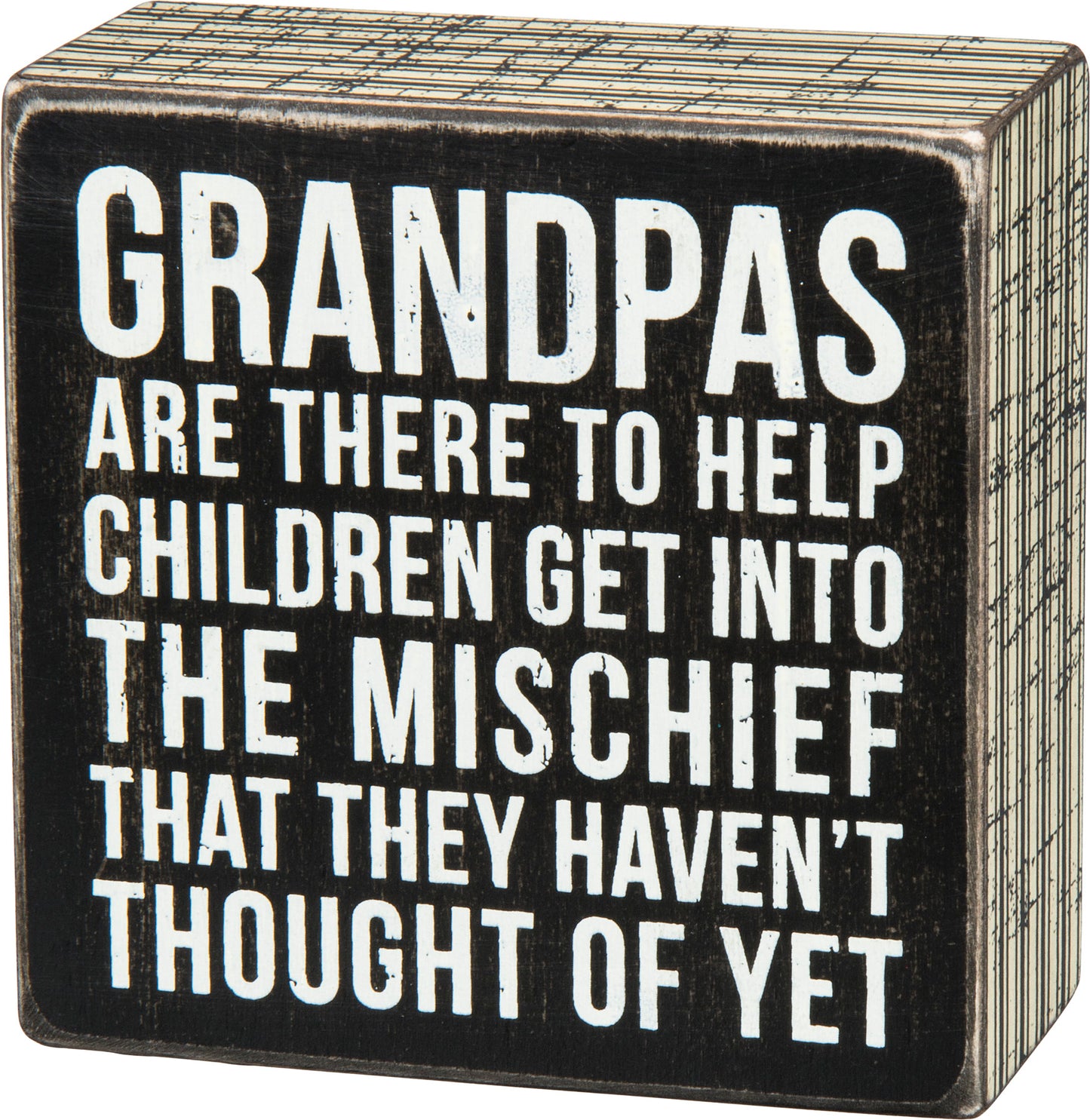 Grandpas Are There To Help Children Sign